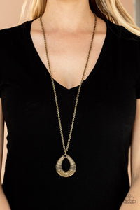 Glitz And Grind - Brass Necklace